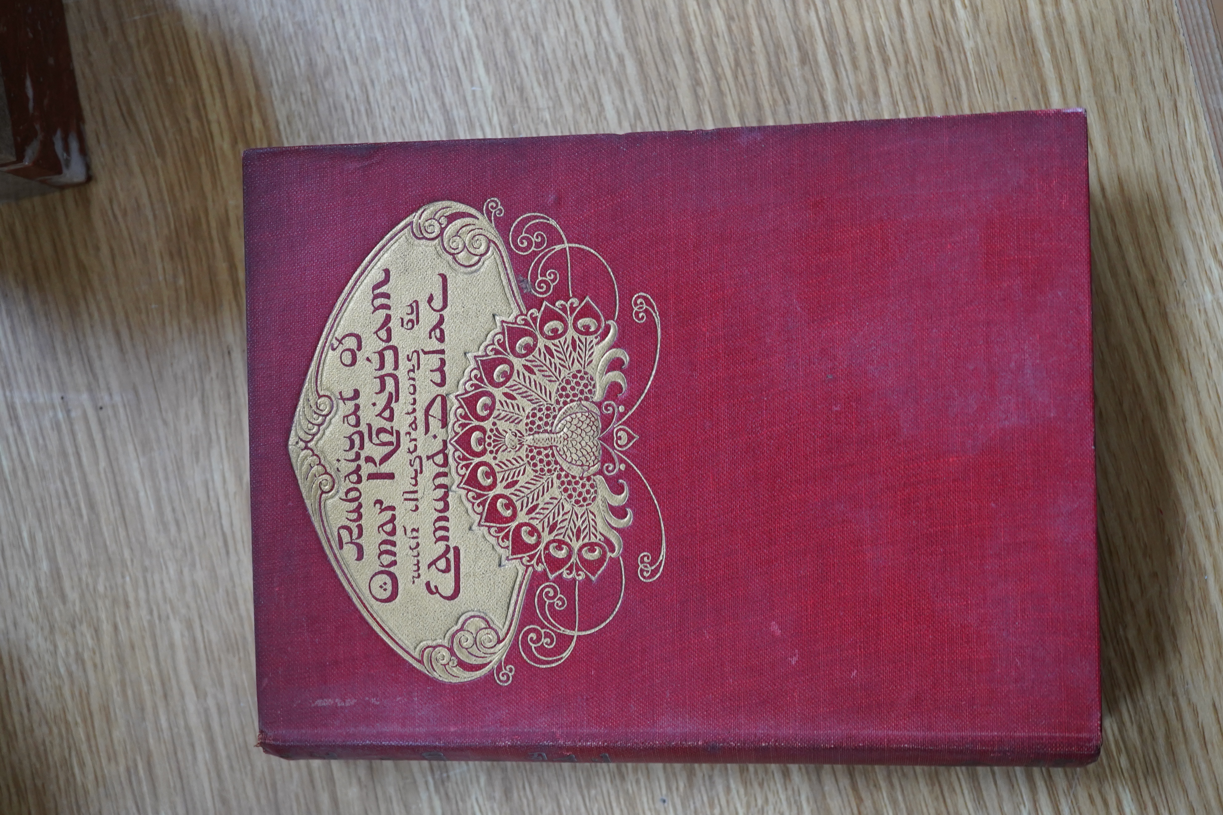 Dulac, Edward - Rubaiyat of Omar Khayyam, Hodder & Stroughton, red cloth; Monro, W.D. - Stories of Indian Gods & Heroes, ill by Evelyn Paul, Harrap 1909; Dasent, G.W. Norse Fairy Tales, illus. by Knowles, 1910 (3). Condi